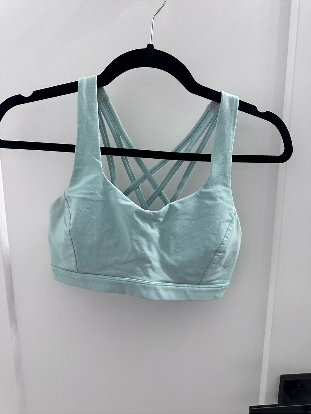 Lululemon Aqua Strappy Sports Bra size 6
